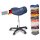 Sattelhocker Massagin chair Marineblau - PROMAFIT